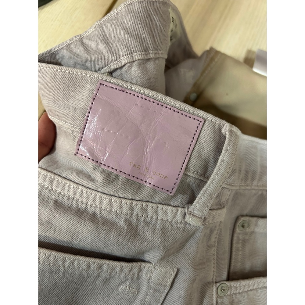 Rag & Bone Women’s Andi High-Rise Ankle Wide Leg Jeans in Lavender Size 31 - Picture 11 of 11